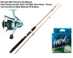 Effe Delta 6000 Crocodile 165cm 100-250gr Fiyat Performans Tekne Olta Takımı