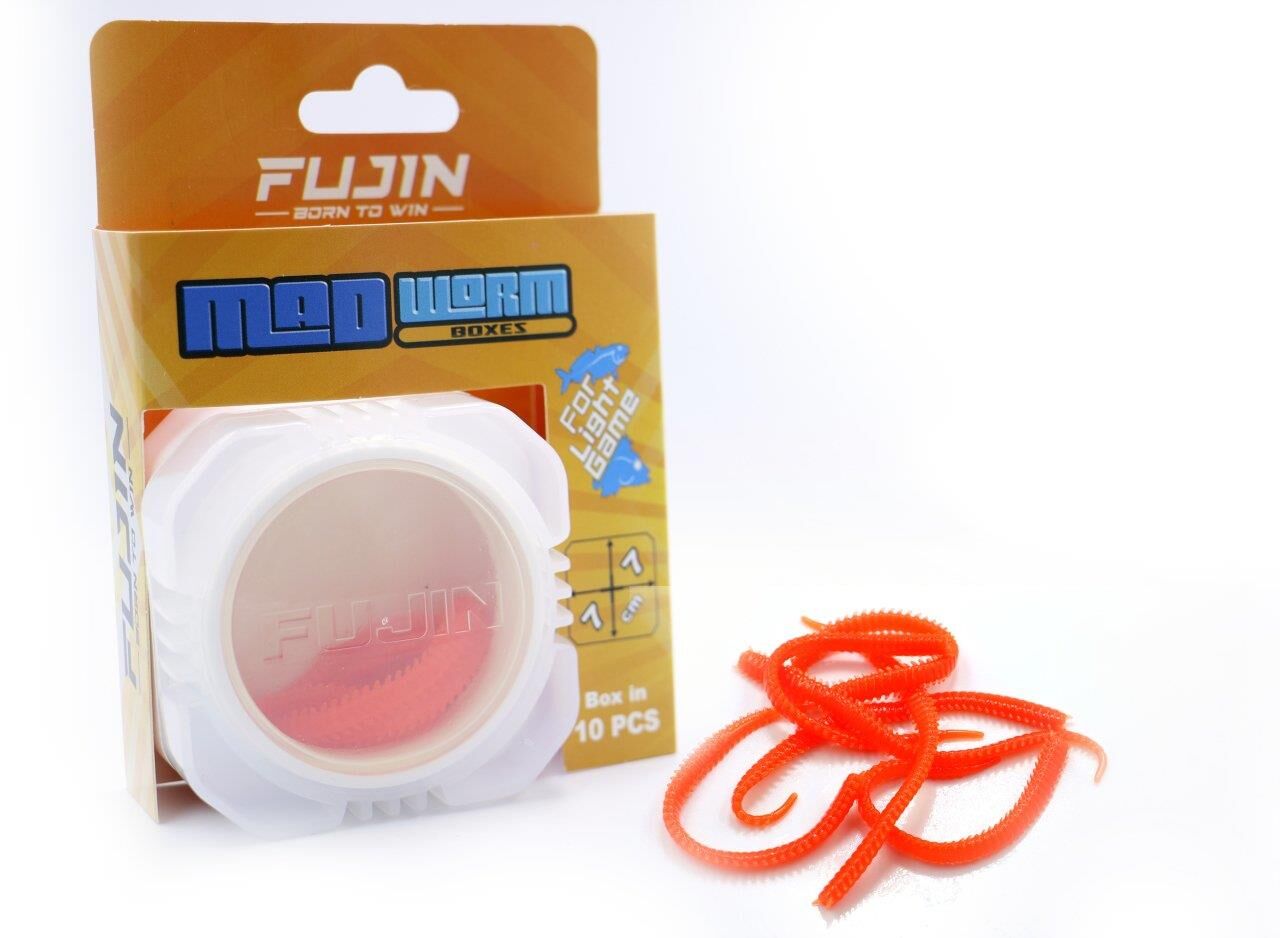 Fujin Mad Worm 9cm LRF Silikonu Orange