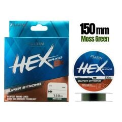 Fujin Hex Braid 8X 150mt Moss green Pe Line İp Misina