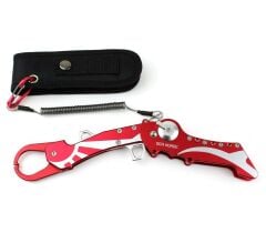 Sea Horse Katlanır Balık Tutucu Gripper - Kırmızı