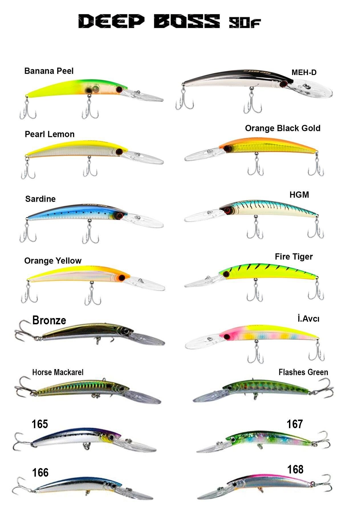 Fujin Deep Boss 90F 9.5gr Maket Balık