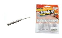 Fujin Baby Worm 5.2 cm Floating LRF Silikonu Pearl White
