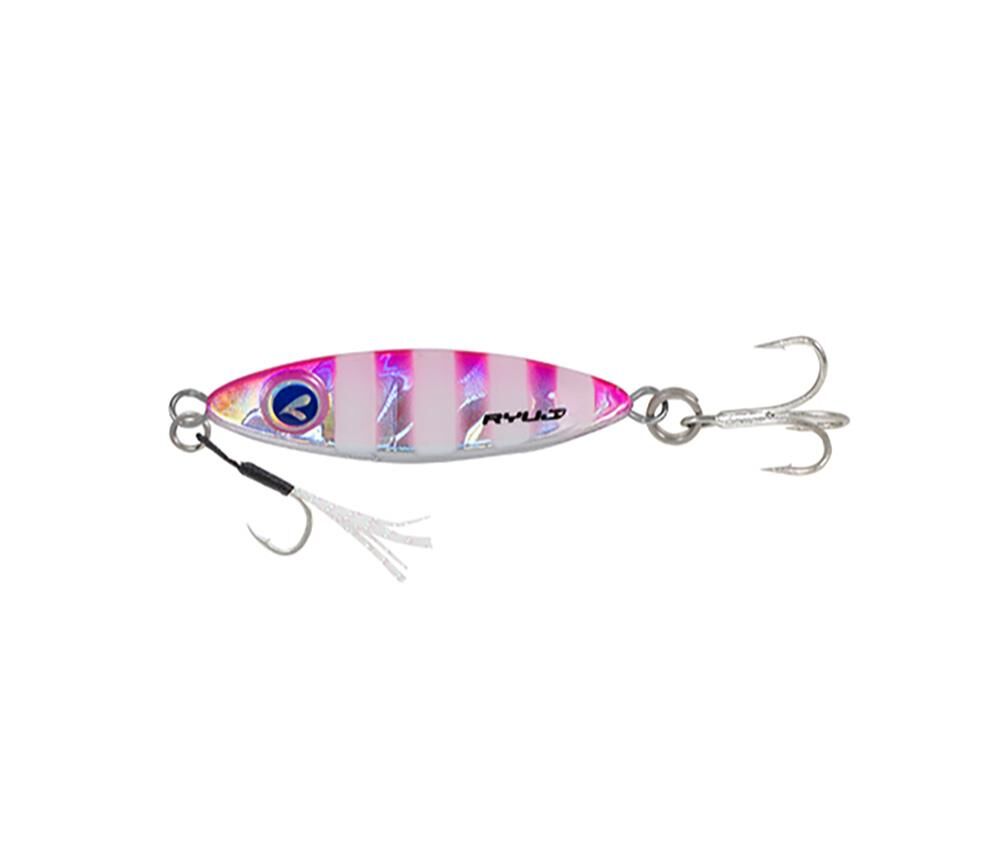 Ryuji Zuby 32mm 6.6gr LRF Jig Yem Pink Zebra Glow
