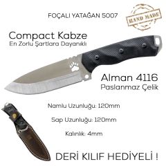 Foçalı 5007 Yatağan El Yapımı 24cm Kompakt Av Kamp Bıçağı