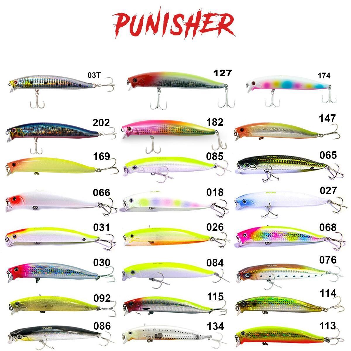 Fujin Punisher Maket Balık 105mm 16gr