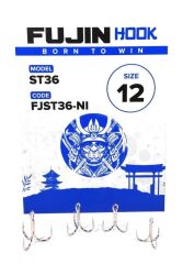 Fujin ST36 Üçlü Maket Balık iğnesi Nickel