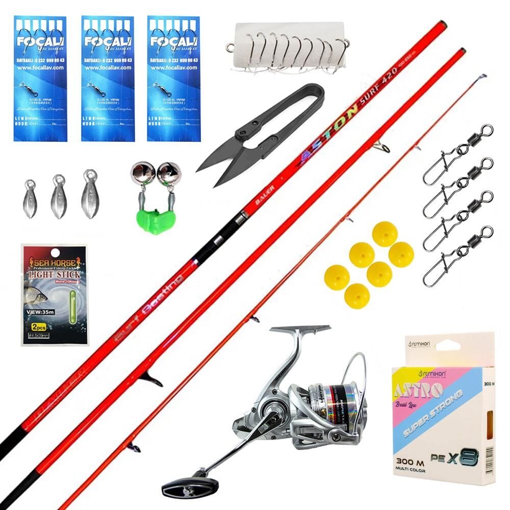 Bauer Furia Aston Tam Takım Üst Segment Surf Olta Seti