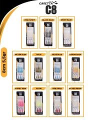 Caretta C8 8cm 5.5gr Lrf Silikon Yem