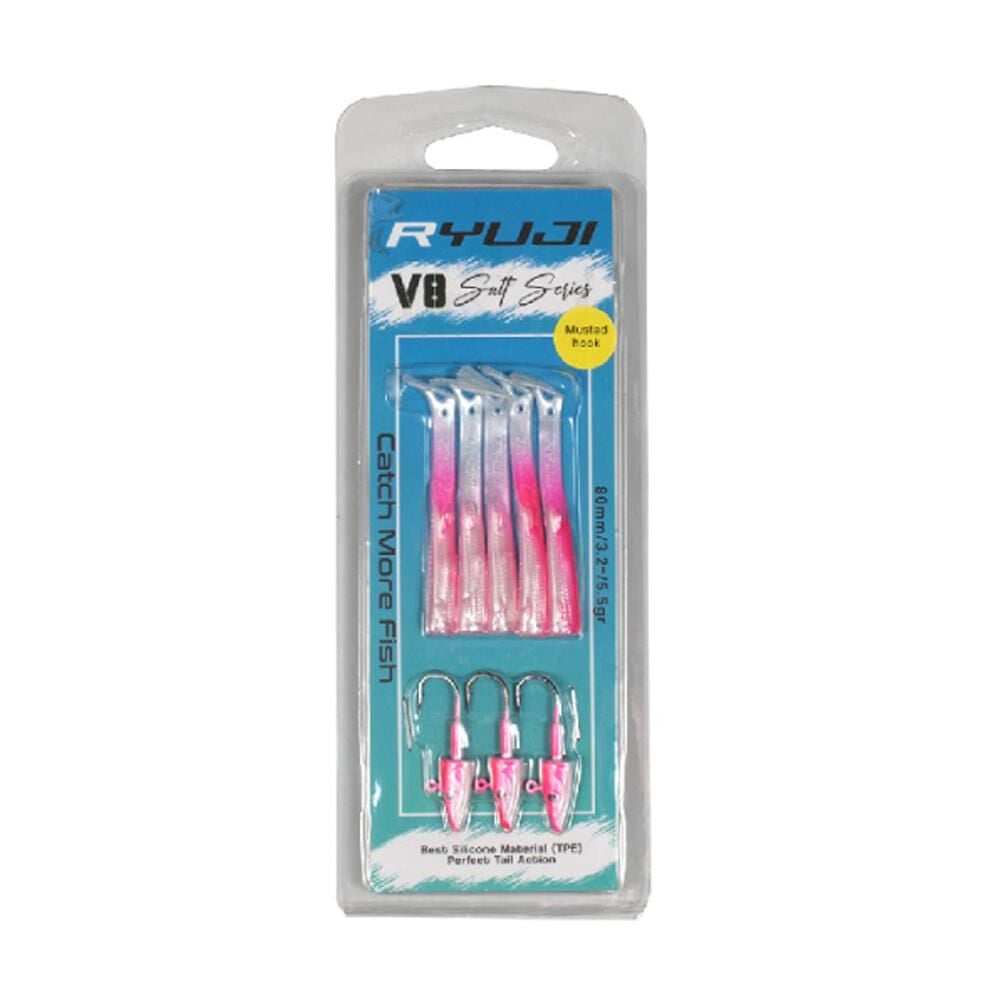 Ryuji V8 8cm 5,5gr LRF Silikon Yem Pink UV