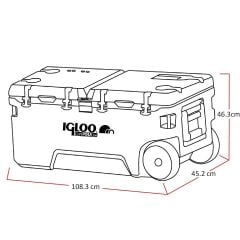Igloo CoreMAX 120 Tekerlekli Buzluk 120 Litre