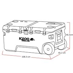 Igloo CoreMAX 120 Tekerlekli Buzluk 120 Litre