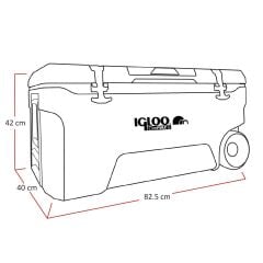 Igloo CoreMAX 75 Tekerlekli Buzluk 75 Litre
