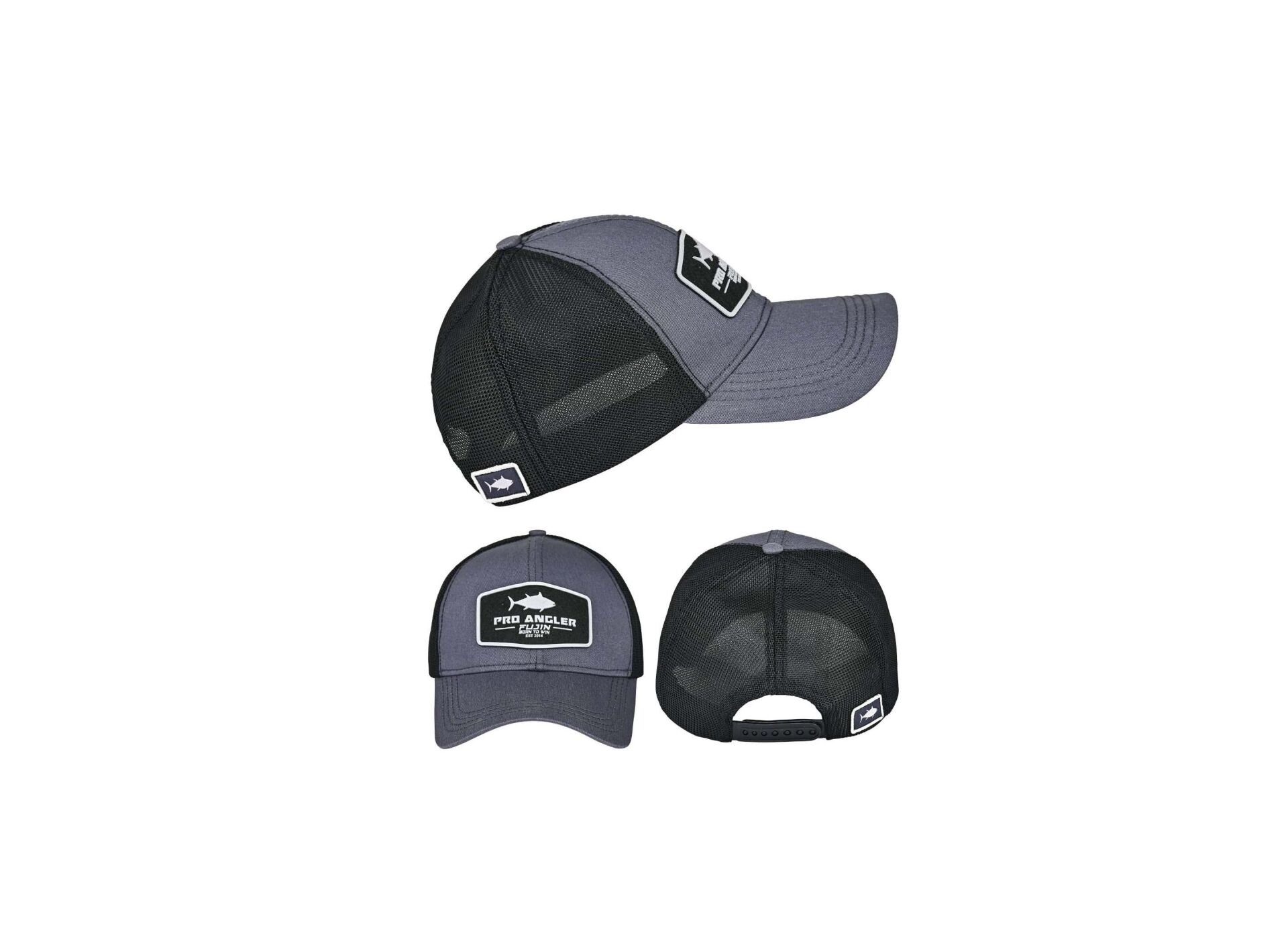 Fujin Pro Angler Grey + Grey Bench Şapka
