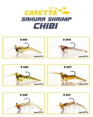 Caretta Sakura Shrimp Chibi 50mm 3,7gr Silikon Karides