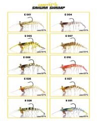Caretta Sakura Shrimp 76mm 6,5gr Silikon Karides