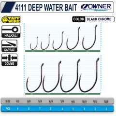 Owner 4111 Derin Su İğnesi - No:1/0 (9 Adet)