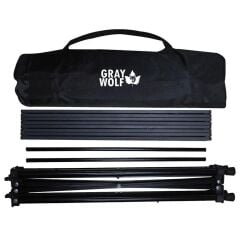 Gray Wolf Alüminyum Deluxe Katlanır Kamp Masası (Taşıma Çantalı) ALM102