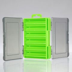 Shufa Lure Box Çift Taraflı LRF Yem Kutusu 85mm - Yeşil