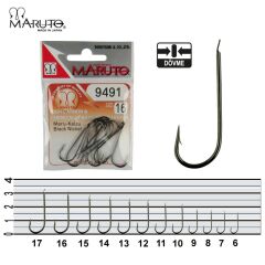 Maruto 9491 BN Düz Olta İğnesi No:16 (11 Adet)