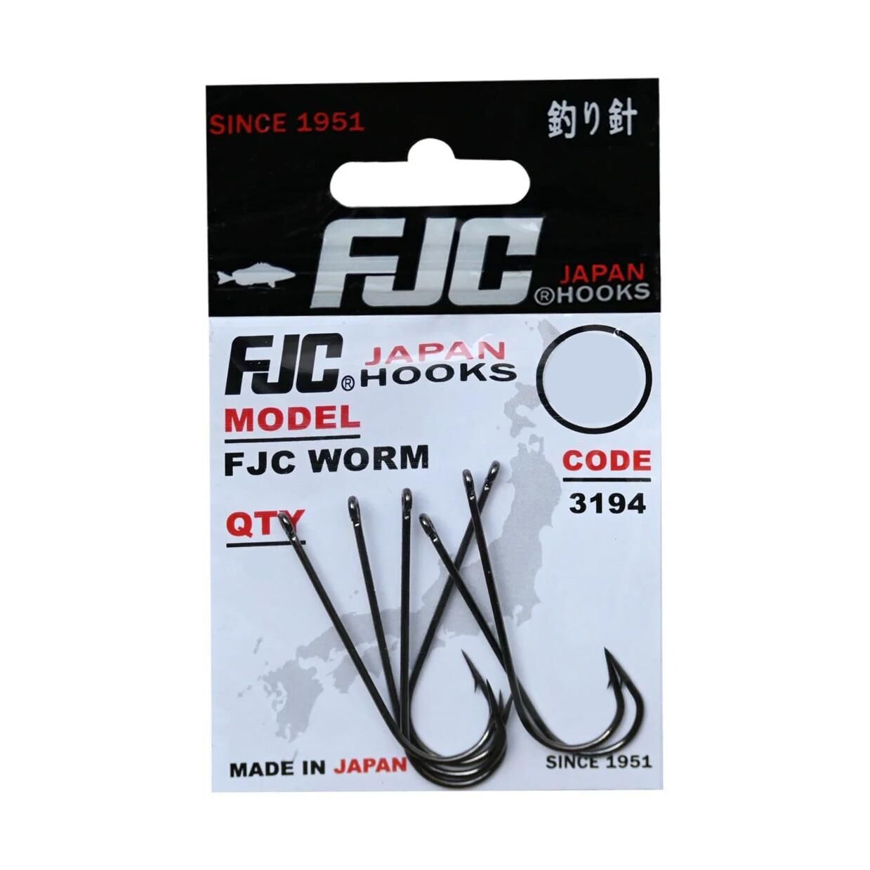 FJC 3194 Worm Black Nickel İğne